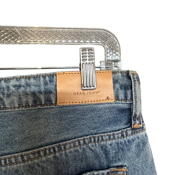 Dear John Anthropology Jodi Straight High Rise Distressed Jeans size 30 - Picture 6 of 8